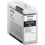 Epson T8501 Tindi Kassett C13T850100, 80ml, foto must, Epson UltraChrome HD, 1 pakk
