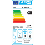 Bosch kuivati WQG2420PSN, 9kg, 62dB(A), elektriline, soojuspump, laste turvalisus