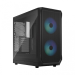 Fractal Design Korpus Focus 2 RGB FD-C-FOC2A-03, 6.4kg, 2xUSB 3.0, 6x2.5'', 2x3.5'', RGB valgustus, karastatud klaasist k&uuml;lgpaneel