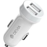 Devia Smart series car charger suit for Lightning (5V3.1A,2USB) white
