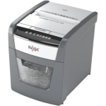 Rexel Optimum AutoFeed+ 50X, 2020050XEU, paberipurustaja, ristl&otilde;ikamine, P-4, 4x28mm, 50 lehte, 20L, 55dB, 22cm, must/hall