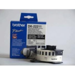Brother DK-22211 pidev pikkus paberim&auml;rgistus, 29mm, 15.24m, must valgel, DK, 1 tk