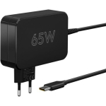 Goobay USB-C laadija s&uuml;learvutitele 65419, 65 W, 5/9/12/15/20 V, 1 x USB-C 20 V 3.25 A, &uuml;hilduv peamiste tootjatega