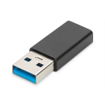 Digitus Adapter AK-300524-000-S, 3A, 5Gbps, 24 pin USB-C female, 4 pin USB Type A male, must