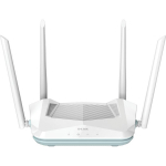 D-Link AX1500 nutikas R15/E, 802.11ax, 1200+300 Mbit/s, 10/100/1000 Mbit/s, 3 RJ-45 porti, MU-MIMO, Mesh tugi, 4x v&auml;list antennid