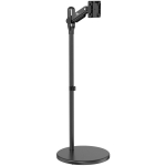 Maclean mobiilne monitori/TV statiiv MC970B, 17-35 tolli, 75x75mm, 100x100mm, must, maksimaalne koormus 10kg, peidetud rattad