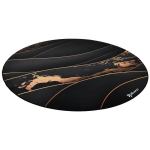 Arozzi Zona Round Floor Pad AZ-ZONA-PAD-BKGD, 121cm, 3mm, mikrokiud, libisemiskindel, kontorisse