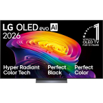 LG OLED77C61LA teler, 77" 195cm, 4K UHD OLED evo AI, webOS, Smart TV, 4xHDMI, 2xUSB, Wi-Fi, Bluetooth, HDR10, DVB-T2/C/S2, must
