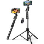 Ugreen LP680 15609 selfie kepp alusega ja kaugjuhtimispuldiga, 1-1,8m, Bluetooth 5.0, must