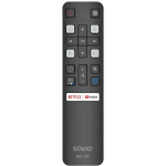 SAVIO RC-23 universaalne kaugjuhtimispult TCL teleritele, IR traadita, 19 nuppu, 10m, 2xAAA 1.5V, must