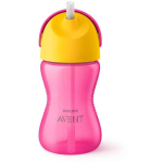 Philips Avent &otilde;ppetops k&otilde;rrega SCF798/02, 300 ml, 12M+, roosa, lekkekindel, libisemiskindel