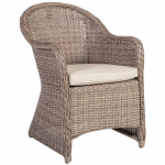 Aiatool TOSCANA padi 60x69xH86cm, alumiiniumraam plastpunutisega, hall/beež 10522 HOME4YOU