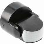 Liikumisandur CR-9 mini, max.1200W, 180&deg;/360&deg;, max.12m, IP65, LED, must; CR-CR9M00-10