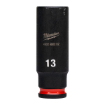 SHOCKWAVE&trade; IMPACT DUTY TRIECIENIZTURĪGAS UZGRIEŽŅU MUCIŅAS, 13 MM 1/4" IMPACT SOCKET DEEP - 1 PC, 4932480262 MILWAUKEE
