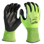 PRETSAGRIE&Scaron;ANĀS AIZSARDZĪBAS D KLASES ATSTAROJO&Scaron;I CIMDI, HI-VIS CUT D GLOVES - 8/M - 1PC, 4932479927 MILWAUKEE