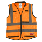 PREMIUM KLASES ATSTAROJO&Scaron;Ā VESTE, PREMIUM HIGH-VISIBILITY VEST ORANGE - 2XL/3XL, 4932471900 MILWAUKEE