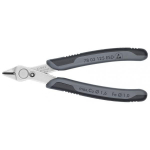 Elektroniskie Super Knips&reg; ar pulētu galvu, Knipex, 78 03 125 ESD, precīzi grie&scaron;anas knaibles ar ESD aizsardzību, 130 mm, INOX tērauds.
