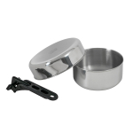 Nerūsējo&scaron;ā tērauda komplekts 'Biwak Junior', viegls un kompakts, R557500, BasicNature