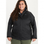 Jaka Wms PreCip Eco Jacket Plus, izmērs: 3XL, Black, 0889169615450 MARMOT