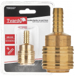 Ātra savienotāja ar 9mm savienojumu, Tvardy, T00267, izturīgs misiņa materiāls