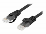 LAN kaabel Cat 6 UTP LSZH CU RJ45 RJ45 0.25 m kuni 10 Gb s andmeedastus Fluke Passed Must PCU6 10CC 0025 BK Lanberg