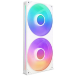 Nzxt Ventilaator RF-U28HF-W1 280mm, 500-2000 RPM, 98.61 cfm, 3.2 mmH2O, 8 RGB LED, Valge, toitekaabli jaotur