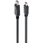 Gembird Video kaabli adapter CC-DP-HDMI-5M, 5 m, DisplayPort isane, HDMI A t&uuml;&uuml;pi isane, 1920 x 1080