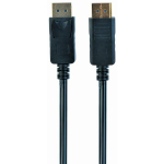 Gembird DisplayPort kaabel CC-DP-1M, 1 m, 4K UHD 60 Hz, 2 x DisplayPort, must