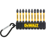 Dewalt l&ouml;&ouml;ktrelli otsikute komplekt DT7274-QZ 10 tk 57mm PZ, 1/4 tolli, Hex, erinevad peade stiilid