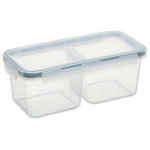 Nhg S&auml;ilitustops Amsterdam 2742386, 2x480ml, l&auml;bipaistev, plastmass, -20 kuni +100&deg;C, n&otilde;udepesumasinas ohutu