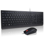 Lenovo Essential | Keyboard and Mouse Combo | Wired | US Euro | Black