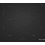 Bosch Induktsioon pliit PIE61ABB5E, 4 p&otilde;letit, 60 cm, must, keraamiline pind, raamita