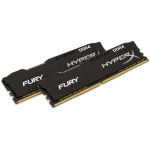Kingston HyperX FURY Black m&auml;lu moodul HX426C16FB4K2/32, 32GB, 2666MHz, 288-pin DIMM, 1.2V, 16, must, jahutus