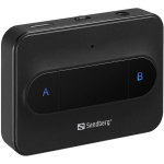 Sandberg Bluetooth adapter 450-13, 5.3, 10m, 1 allikas 2 k&otilde;rvaklappidele, 3.5mm, USB-C, kuni 6h, kuni 3h