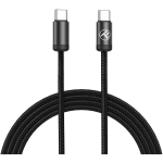 Tellur Minimalist USB-C kuni USB-C kaabel TLL155791, 1m, 3A, 60W, 480Mbit/s, must