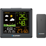Blaupunkt Ilmajaam WS25BK, V&auml;rviline LCD, &auml;ratus, kell, 5V 1200mA adapter, 2xAA patareid