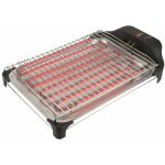 Jata elektriline grill BQ101R, 2400 W, 34 x 24 cm, 2 taset, roostevaba terasest alus, lihtne puhastada