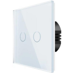 Spring L&uuml;liti WT-201 WIFI 2gang(N&L) 1000W/G, 86mm x 86mm x 35mm, 110V &ndash; 240V AC, 5A, 1000W, -20 kuni 70 C, standardne EL kastid