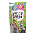 INABA Juicy Bites Homestyle broth and Calamari kassitoit, 3x11,3 g, EU705, 29% valku, 3,5% rasva, 66% niiskust, teraviljavaba