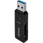 SAVIO AK-64 SD-kaardilugeja, USB 3.0, 5000 Mbit/s, 1 pesa, SD/SDHC/SDXC/MicroSD, Plug and Play