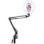 Puluz PKT3090B lauaalune statiiv LED-r&otilde;ngaga, 26cm, CRI>95, 5V, 0.39-9.4W, 3200-5600K, 2x60 LED, USB, reguleeritav statiiv