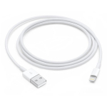Apple Lightning&ndash;USB A kaabel MXLY2ZM/A, 1m, valge, sirged pistikud, isaspistikud