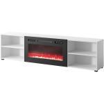Cama Meble teleri kapp POLO 205025, 2000mm, 330mm, 505mm, elektrikamin, 1400-1600W, 2 riiulit, valge