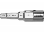 Yato YT-03317 astmeline mutriv&otilde;ti 1/2", 3/8"-27/32", CrV, kroomitud, niplite, ventiilide jaoks