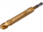 HEX freesimise puur metallile 6,5 mm HSS TiN 1/4" kuuskantkinnitus 58&ndash;62 HRC k&otilde;vadus pikkus 54 mm TOYA YT-44824