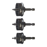 SHOCKWAVE&trade; IMPACT DUTY GREDZENZĀĢI, SHOCKWAVE HOLESAW SET 22 / 29 / 35 MM, 49224800 MILWAUKEE
