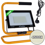 LED prožektors 100W ar statīvu, neitrāli balts 4500K, K02057, Keltin