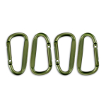 Karabīne aksesuāriem, alumīnija, olīvzaļa, R562189, Origin Outdoors