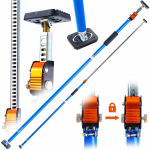 Toetustoru 60kg 160-290cm, Tvardy, G31002, Teleskoopiline, teras + PVC, sinine