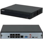 Dahua DHI-NVR2108HS-8P-4KS3 v&otilde;rgu videorecorder 8CH, 8 PoE, 6x 1080p@30 fps, 144 Mbps, 1 HDMI, 1 RJ45, 2 USB 2.0